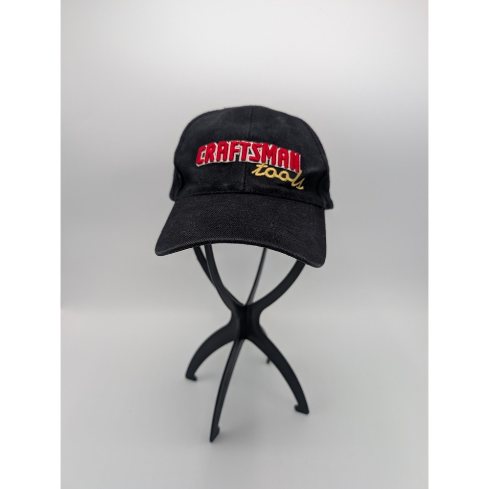 Craftsman Hat Unisex One Size Black Embroidered Tools Logo Adjustable Cotton